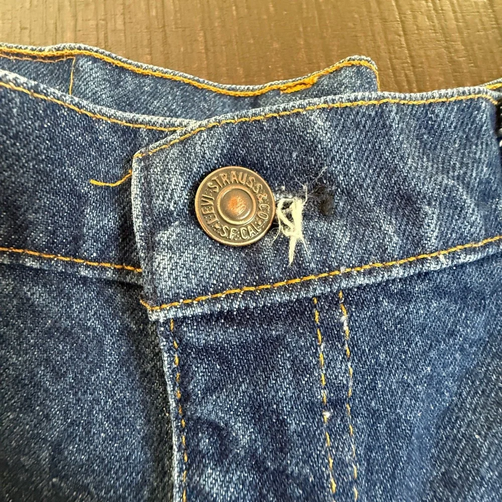 Vintage Levis 517 Orange Tab Jeans Mens 39x26 Blue Denim Made‎ in USA 20517-0217
